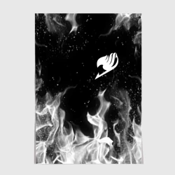 Постер Хвост Феи черное пламя