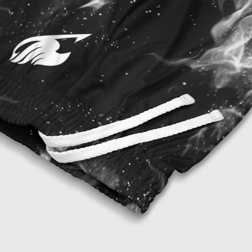 Детские спортивные шорты 3D Хвост Феи черное пламя, цвет 3D печать - фото 6
