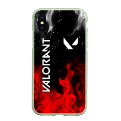 Чехол для iPhone XS Max матовый Valorant Валорант