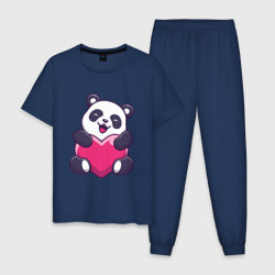 Мужская пижама хлопок Панда love