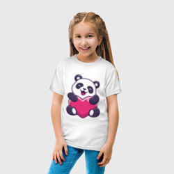 Детская футболка хлопок Панда love - фото 2