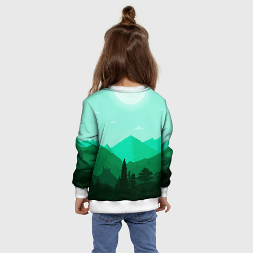 Детский свитшот 3D Горы пейзаж дикая природа, цвет 3D печать - фото 8