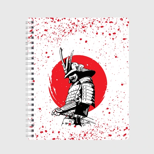 Тетрадь Самурай В каплях крови samurai IN drops of blood