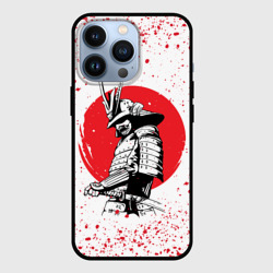 Чехол для iPhone 13 Pro Самурай В каплях крови samurai IN drops of blood