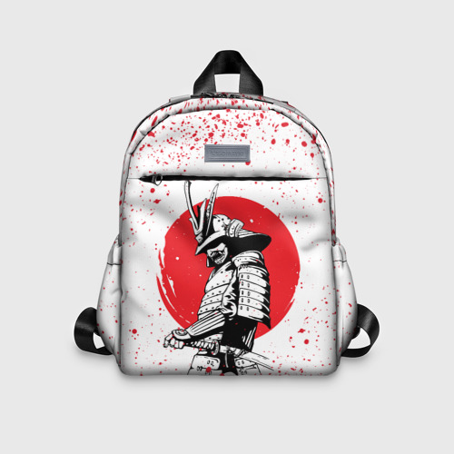 Детский рюкзак 3D Самурай В каплях крови samurai IN drops of blood
