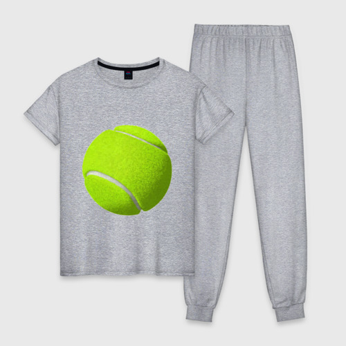 Женская пижама хлопок Теннис, цвет меланж