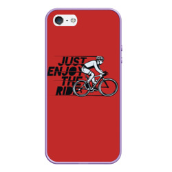 Чехол для iPhone 5/5S матовый Just Enjoy the Ride