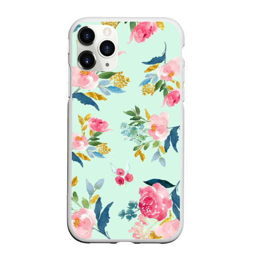 Чехол для iPhone 11 Pro Max матовый Цветы Фото 01 Чехол для iPhone 11 Pro Max матовый Цветы Фото 01