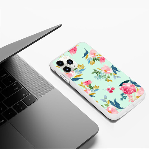 Чехол для iPhone 11 Pro Max матовый Цветы Фото 01 Чехол для iPhone 11 Pro Max матовый Цветы Фото 01