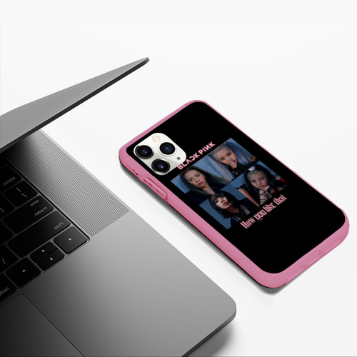 Чехол для iPhone 11 Pro Max матовый Blackpink, цвет малиновый - фото 5