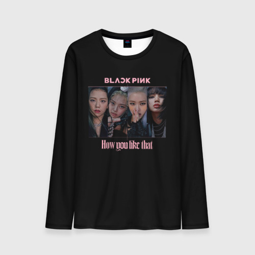 Мужской лонгслив 3D Blackpink