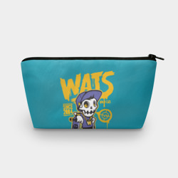 Косметичка 3D Граффити Wats череп в кепке