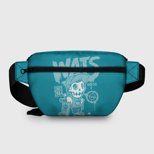 Поясная сумка 3D Граффити Wats череп в кепке - фото 2