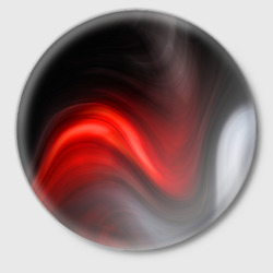 Значок Black red waves абстракция