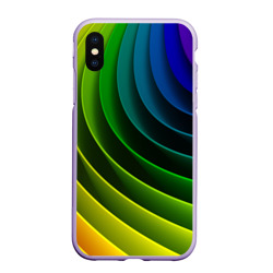 Чехол для iPhone XS Max матовый Color vanguard texture