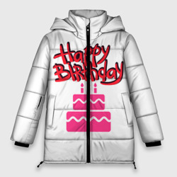 Женская зимняя куртка Oversize Happy Birth Day