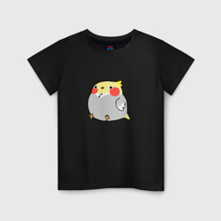 Детская футболка хлопок Пухлый попугайчик