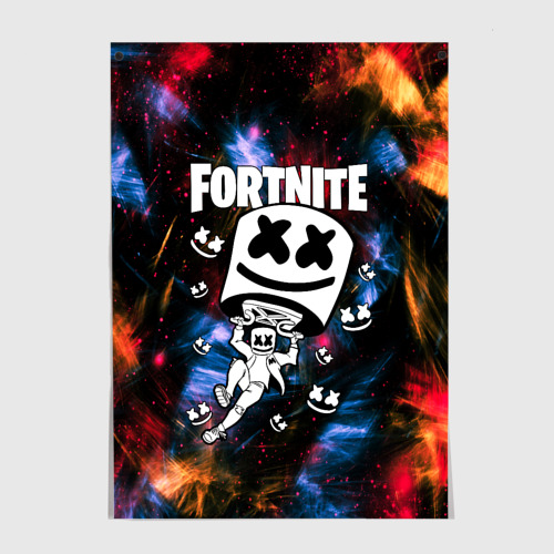 Постер FORTNITE x MARSHMELLO