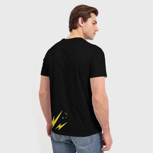 Мужская футболка 3D Electric Feel, цвет 3D печать - фото 4