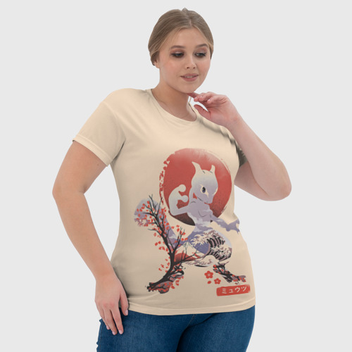 Женская футболка 3D Mewtwo, цвет 3D печать - фото 6