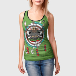 Женская майка 3D Дедушка Камадзи - фото 2