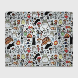 Плед 3D Персонажи Миядзаки паттерн