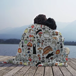 Плед 3D Персонажи Миядзаки паттерн - фото 2