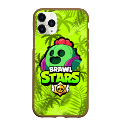 Чехол для iPhone 11 Pro Max матовый Brawl Stars Spike Спайк