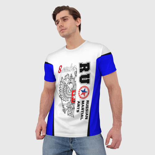 Мужская футболка 3D Самбо, цвет 3D печать - фото 3