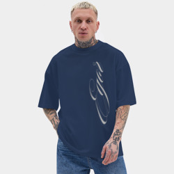 Мужская футболка Oversize хлопок texturе Егор - фото 2