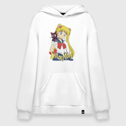 Худи SuperOversize хлопок Sailor Moon & Luna