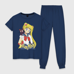 Женская пижама хлопок Sailor Moon & Luna