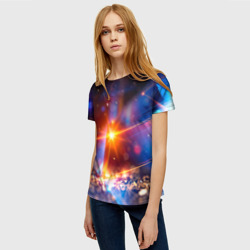 Женская футболка 3D Geometry light - фото 2