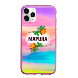 Чехол для iPhone 11 Pro Max матовый Марина