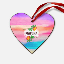 Деревянная игрушка Сердце Марина