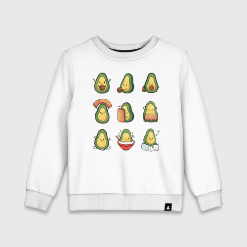 Детский свитшот хлопок Life Avocado