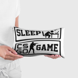 Подушка 3D антистресс Eat Sleep CS GO repeat - фото 2