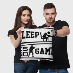 Подушка 3D Eat Sleep CS GO repeat - фото 2