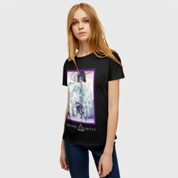 Женская футболка 3D Призрак в доспехах - фото 2
