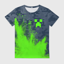 Женская футболка 3D Minecraft Майнкрафт