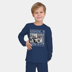 Детская пижама с лонгсливом хлопок Киллуа Золдик лого - фото 2