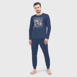 Мужская пижама с лонгсливом хлопок Киллуа Золдик лого - фото 2