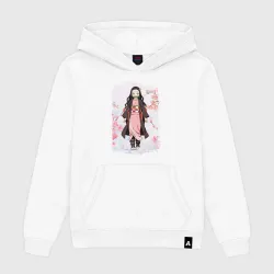 Женская толстовка хлопок Незуко