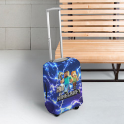 Чехол для чемодана 3D Minecraft Майнкрафт - фото 2