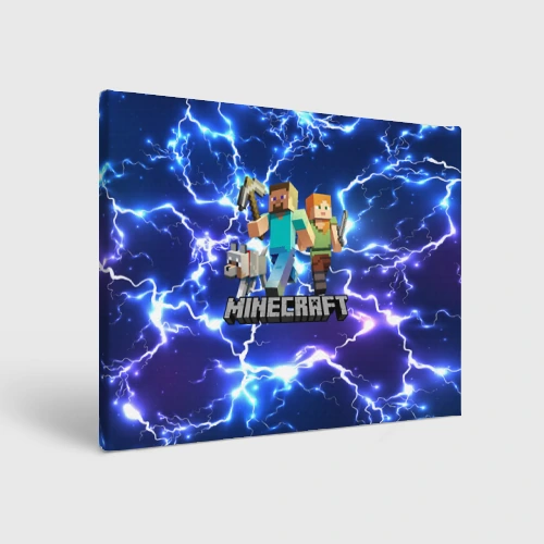 Холст прямоугольный Minecraft Майнкрафт