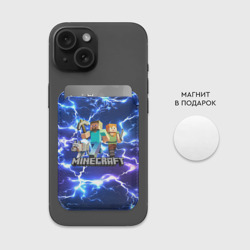 Картхолдер Magsafe магнитный Minecraft Майнкрафт - фото 2