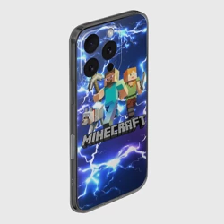 Чехол для iPhone 16 Pro силиконовый с защитой камеры Minecraft Майнкрафт - фото 2