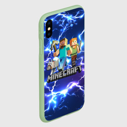 Чехол для iPhone XS Max матовый Minecraft Майнкрафт - фото 2