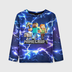 Детский лонгслив 3D Minecraft Майнкрафт