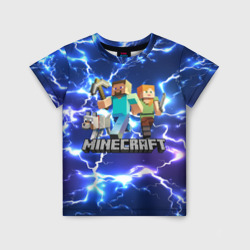 Minecraft Майнкрафт – Детская футболка 3D с принтом купить со скидкой в -33%